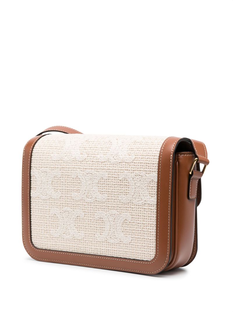 Brown Classique Triomphe Crochet Shoulder Bag