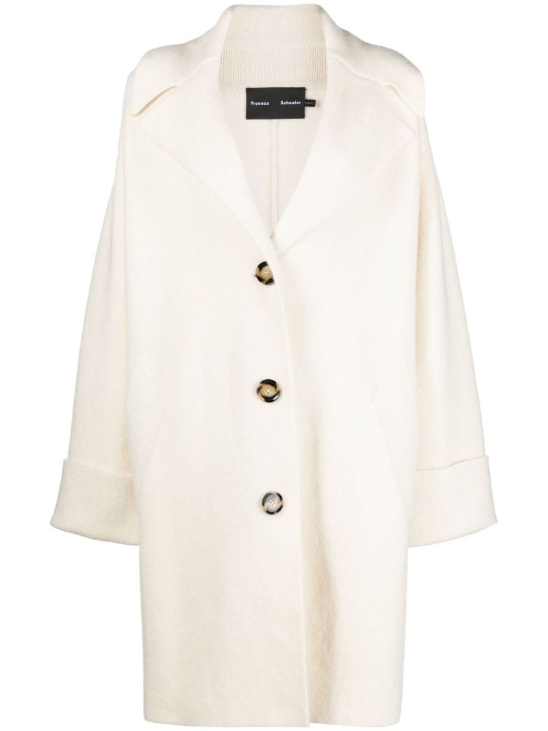 Neutral Ruth Single-breasted Coat