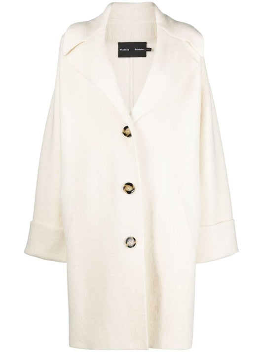 Neutral Ruth Single-breasted Coat