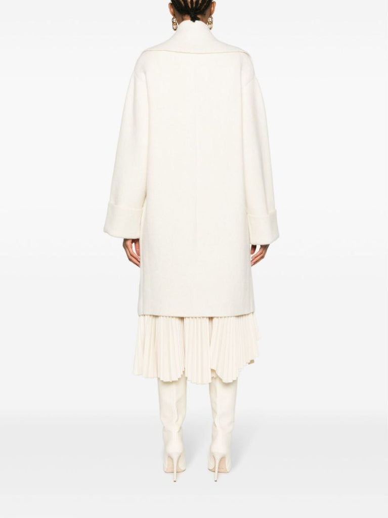 Neutral Ruth Single-breasted Coat