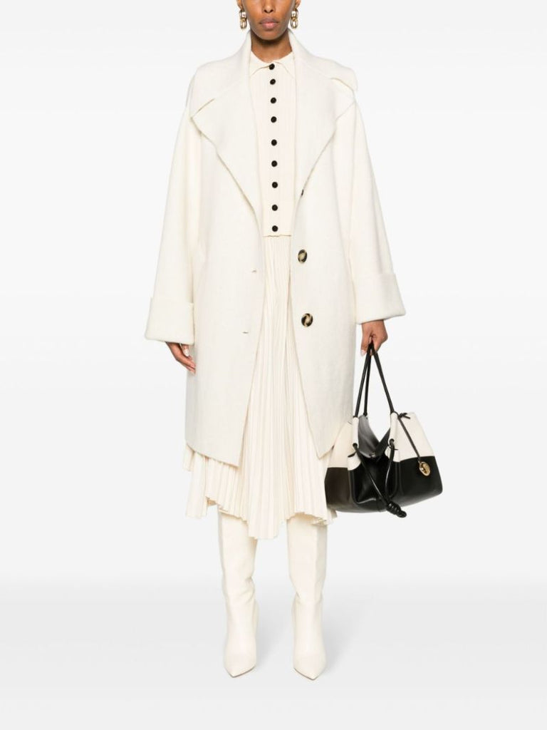 Neutral Ruth Single-breasted Coat