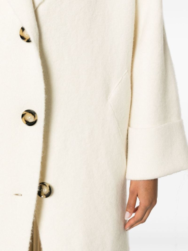 Neutral Ruth Single-breasted Coat