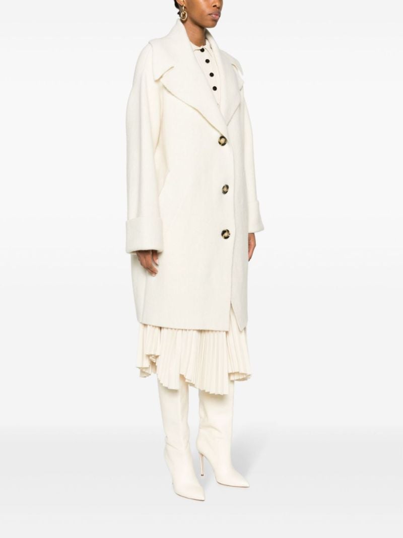 Neutral Ruth Single-breasted Coat