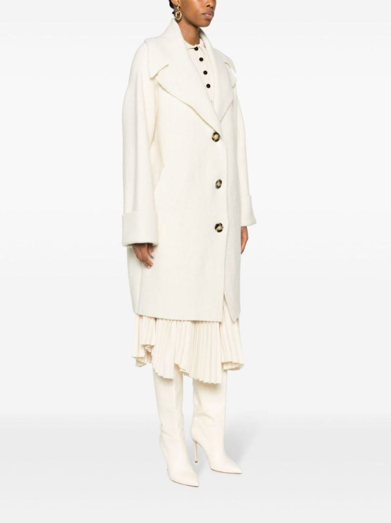 Neutral Ruth Single-breasted Coat