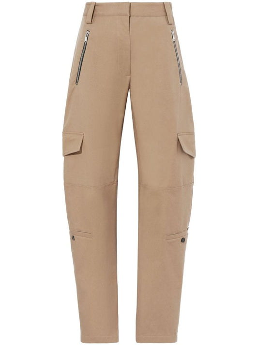 Brown Jackson Cotton Cargo Pants