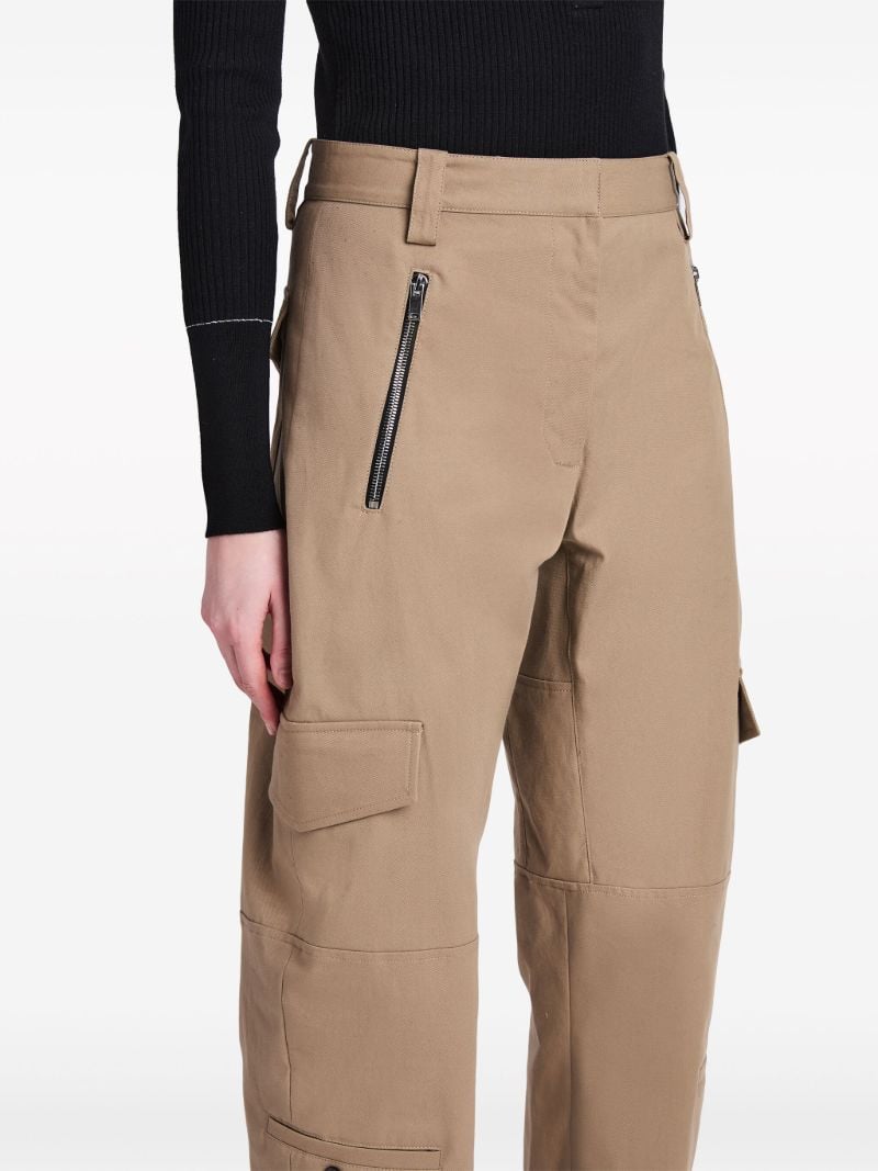 Brown Jackson Cotton Cargo Pants