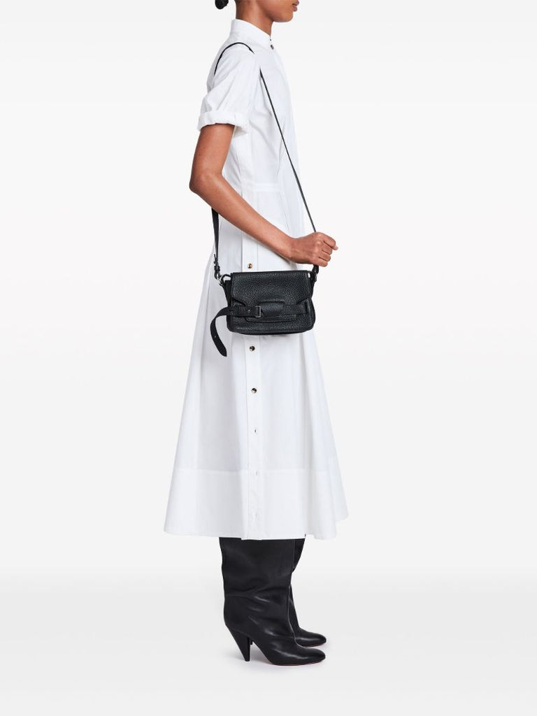Black Beacon Small Leather Cross Body Bag