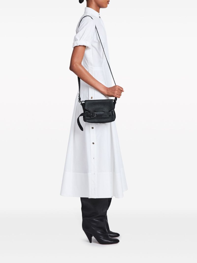 Black Beacon Small Leather Cross Body Bag