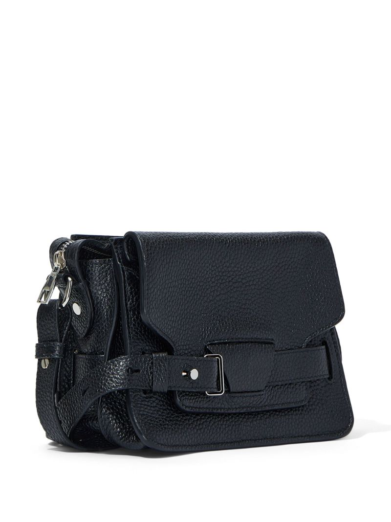 Black Beacon Small Leather Cross Body Bag
