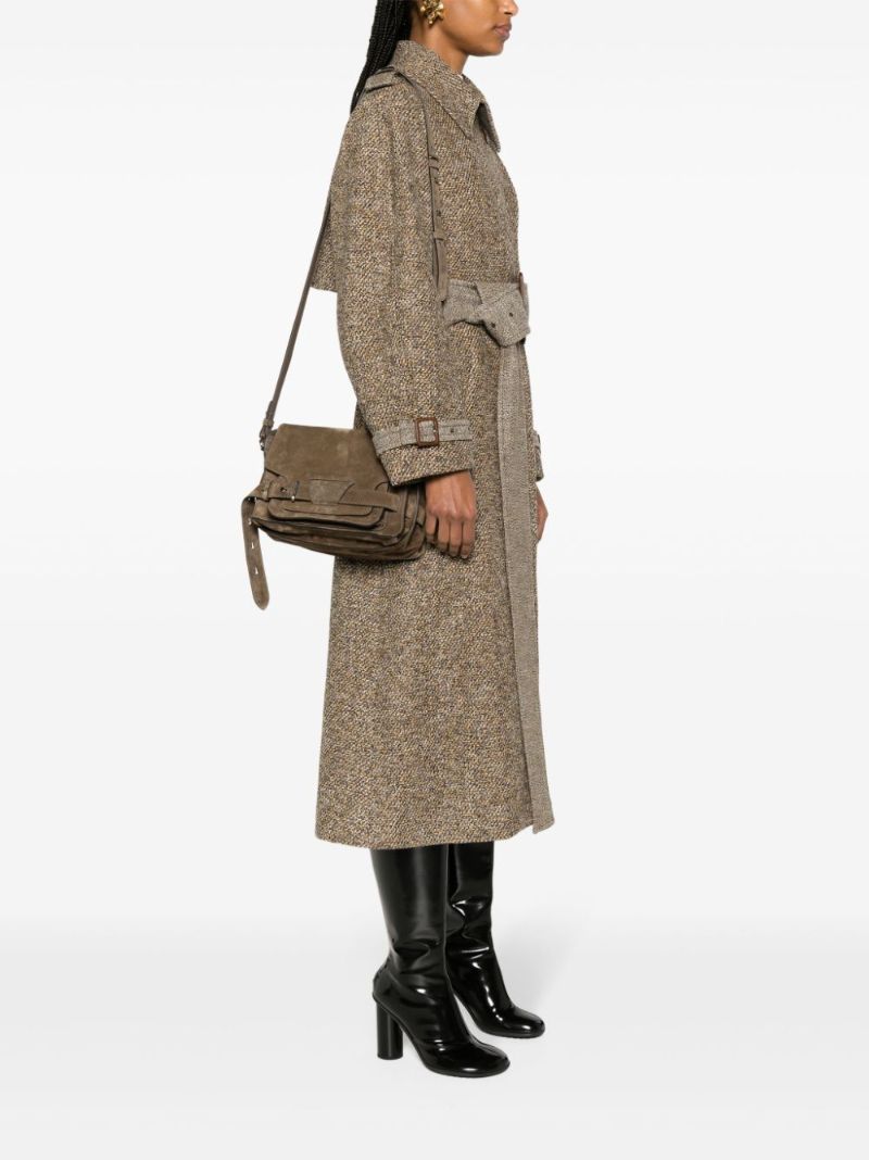 Beacon Suede Cross Body Bag