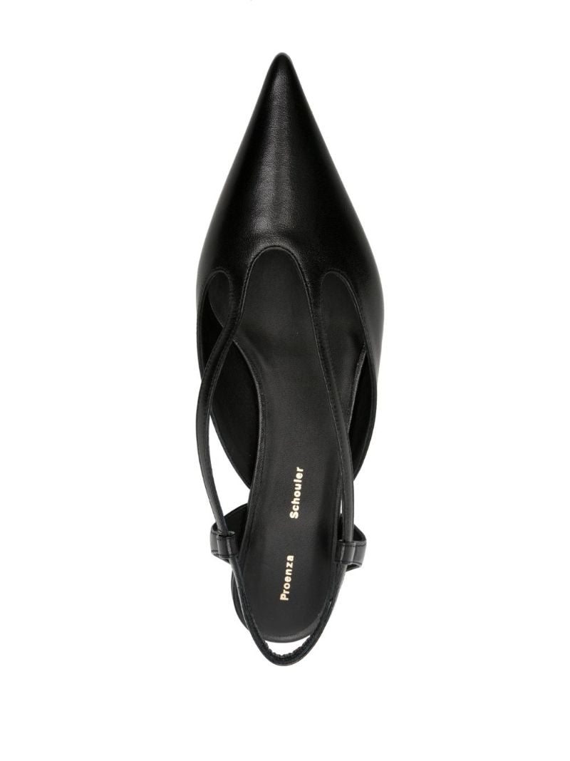 Black Point 20 Leather Slingback Pumps