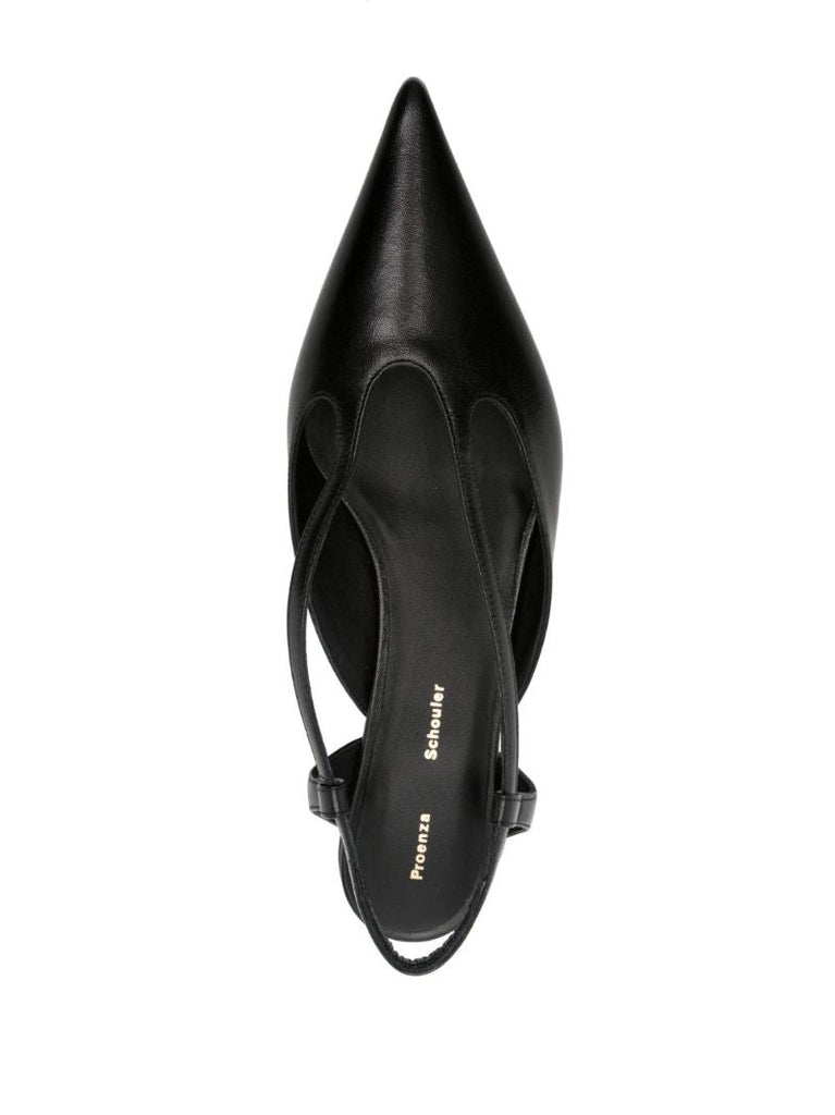 Black Point 20 Leather Slingback Pumps