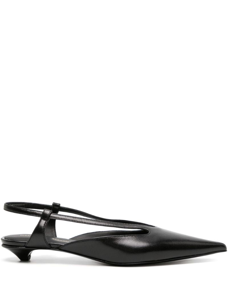 Black Point 20 Leather Slingback Pumps
