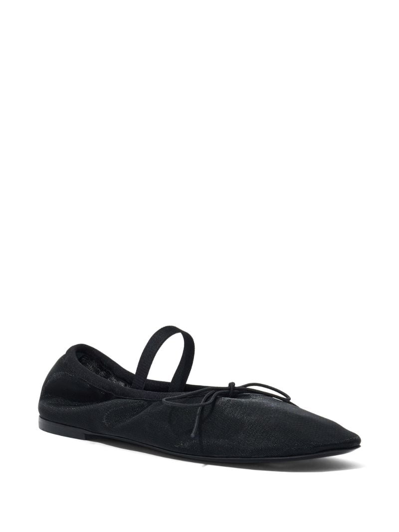 Black Glove Mary Jane Ballet Pumps