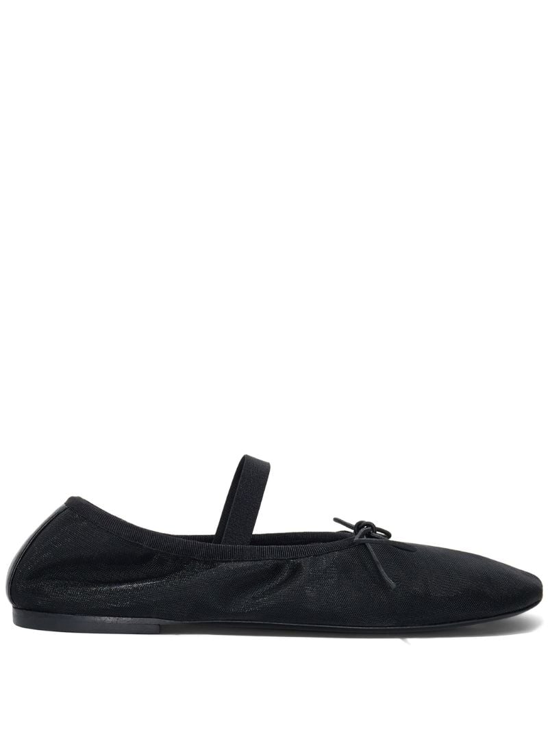 Black Glove Mary Jane Ballet Pumps