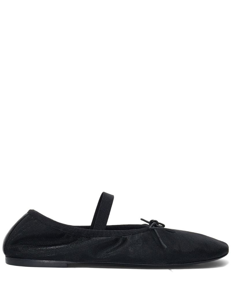 Black Glove Mary Jane Ballet Pumps