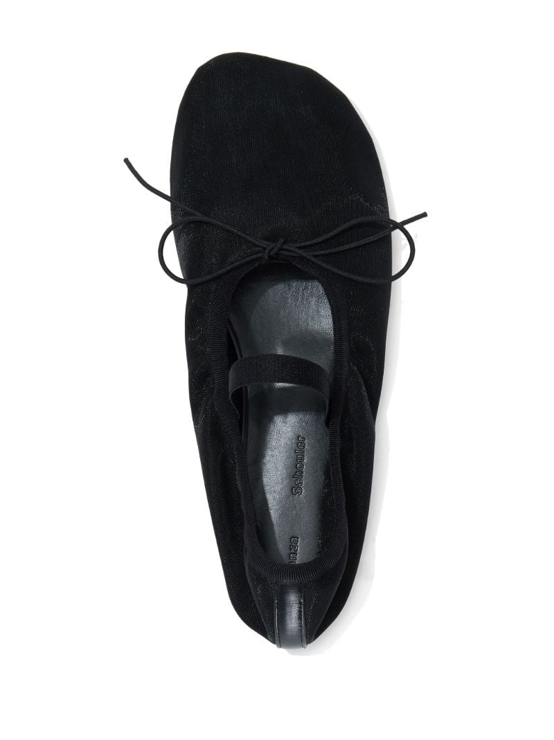 Black Glove Mary Jane Ballet Pumps