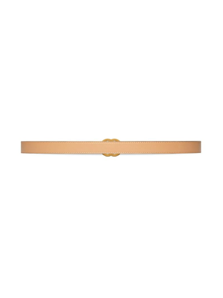 Neutral Gg Marmont Reversible Leather Belt