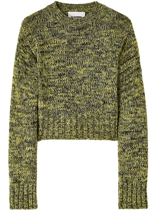 Green MÃ_x0083_Â©lange Wool Sweater