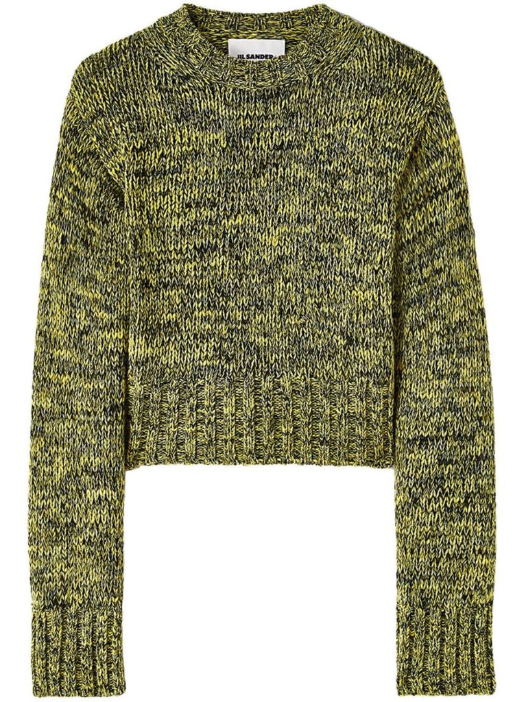 Green MÃ_x0083_Â©lange Wool Sweater