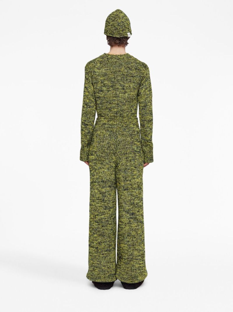 Green MÃ_x0083_Â©lange Wool Sweater