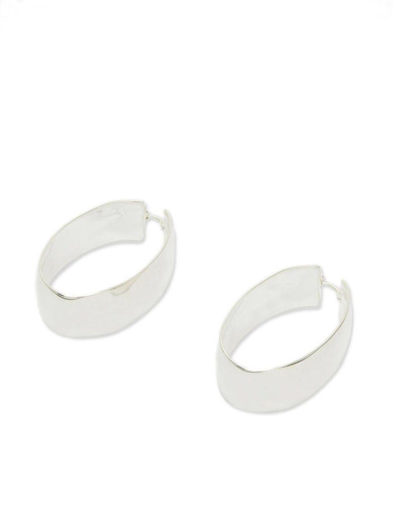Silver-tone Hoop Earrings