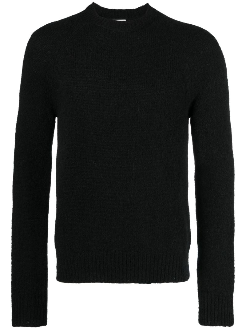 Black Melbourne Crew Neck Sweater