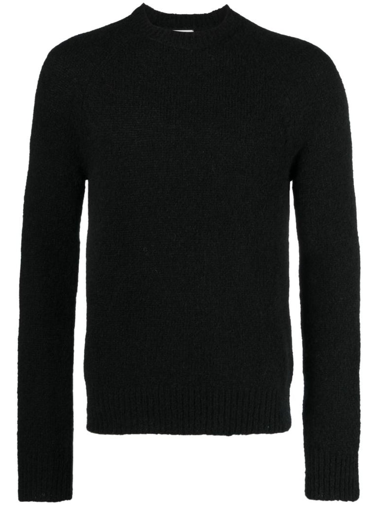 Black Melbourne Crew Neck Sweater