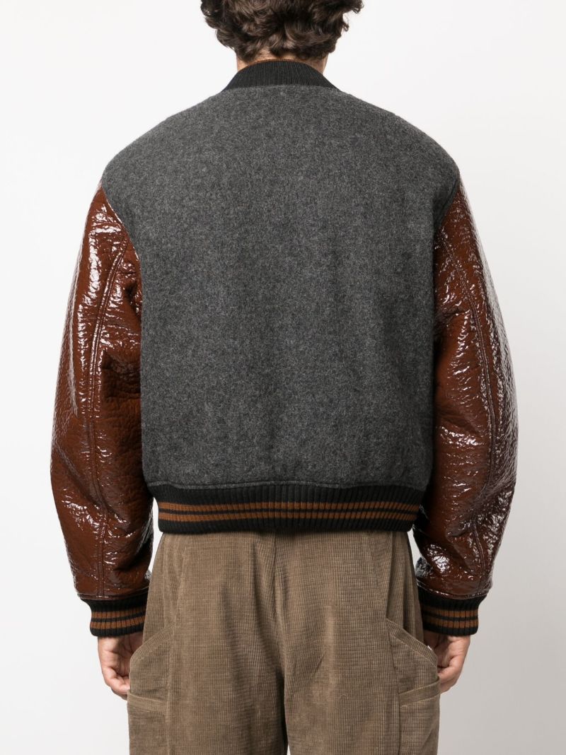 Brown Verso Tris Bomber Jacket