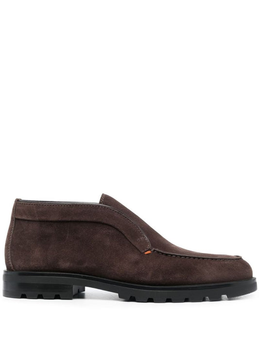 Brown Suede Loafers