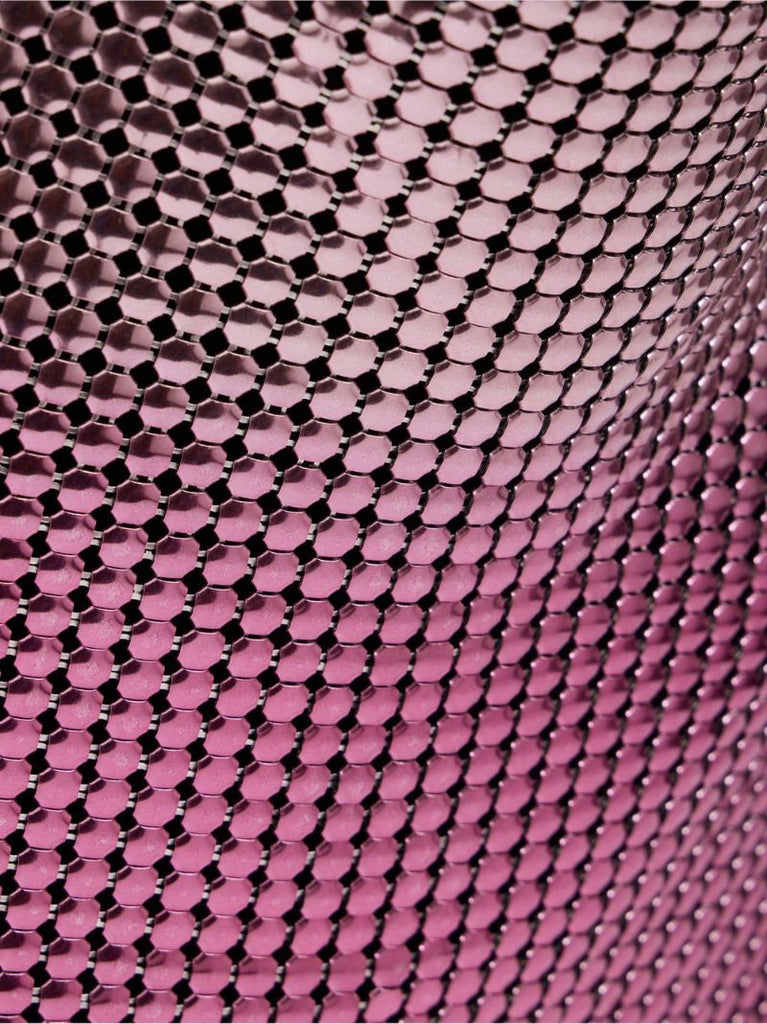 Pink Pixel Metallic Tote Bag