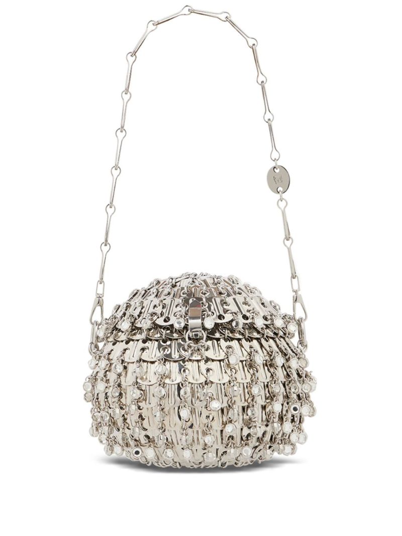 Silver-tone 1969 Party Ball Tote Bag