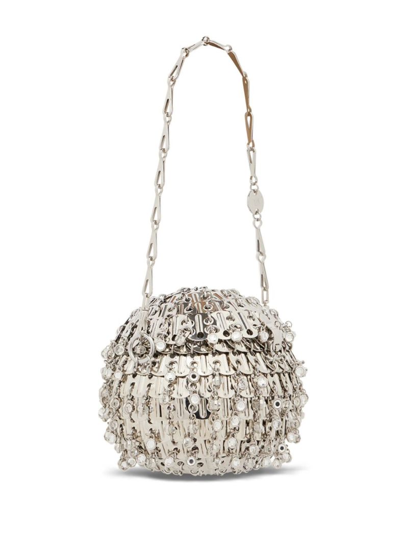 Silver-tone 1969 Party Ball Tote Bag