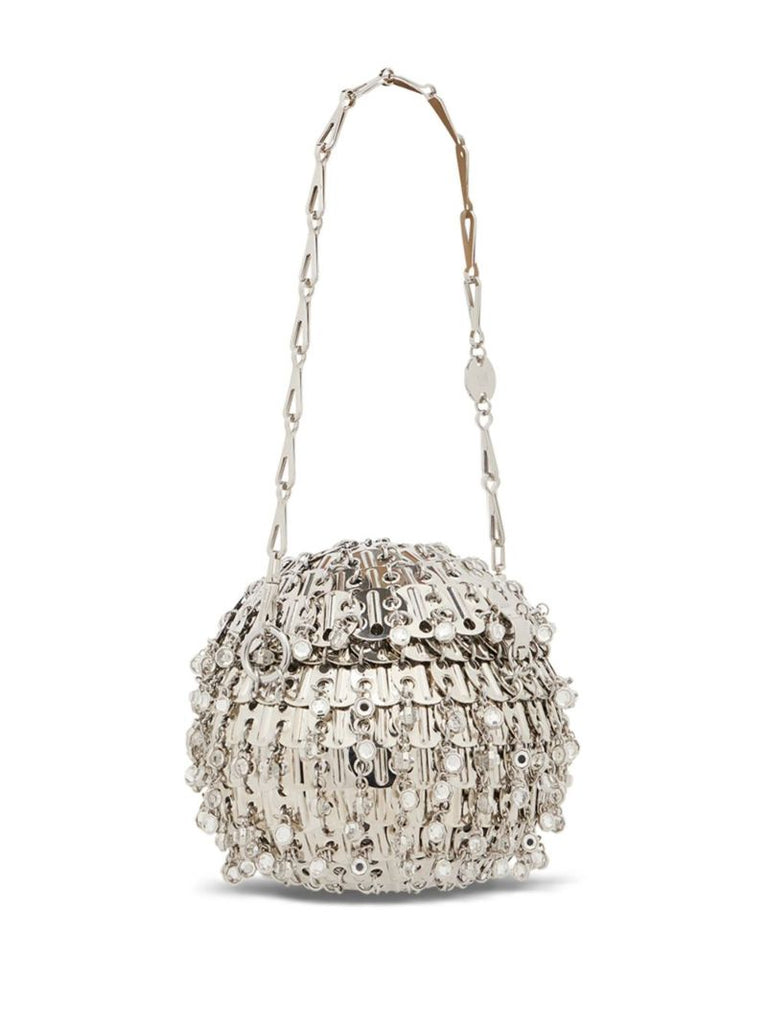 Silver-tone 1969 Party Ball Tote Bag