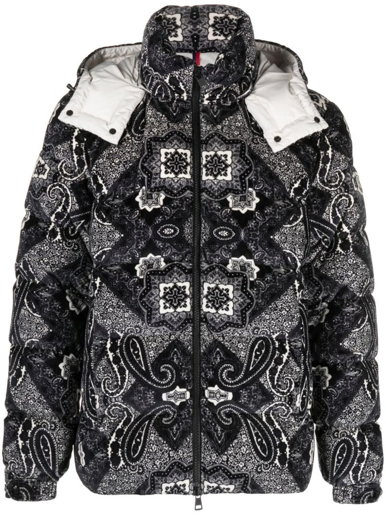Black Graphic Print Jacket