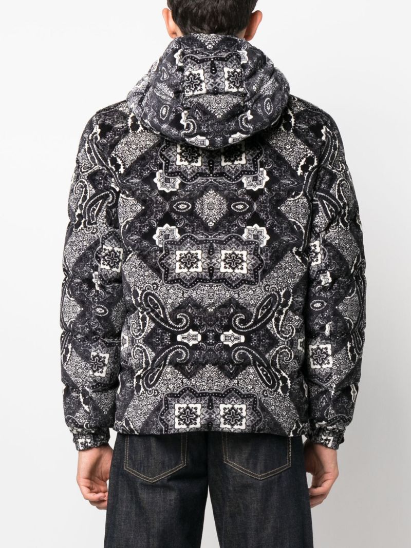 Black Graphic Print Jacket