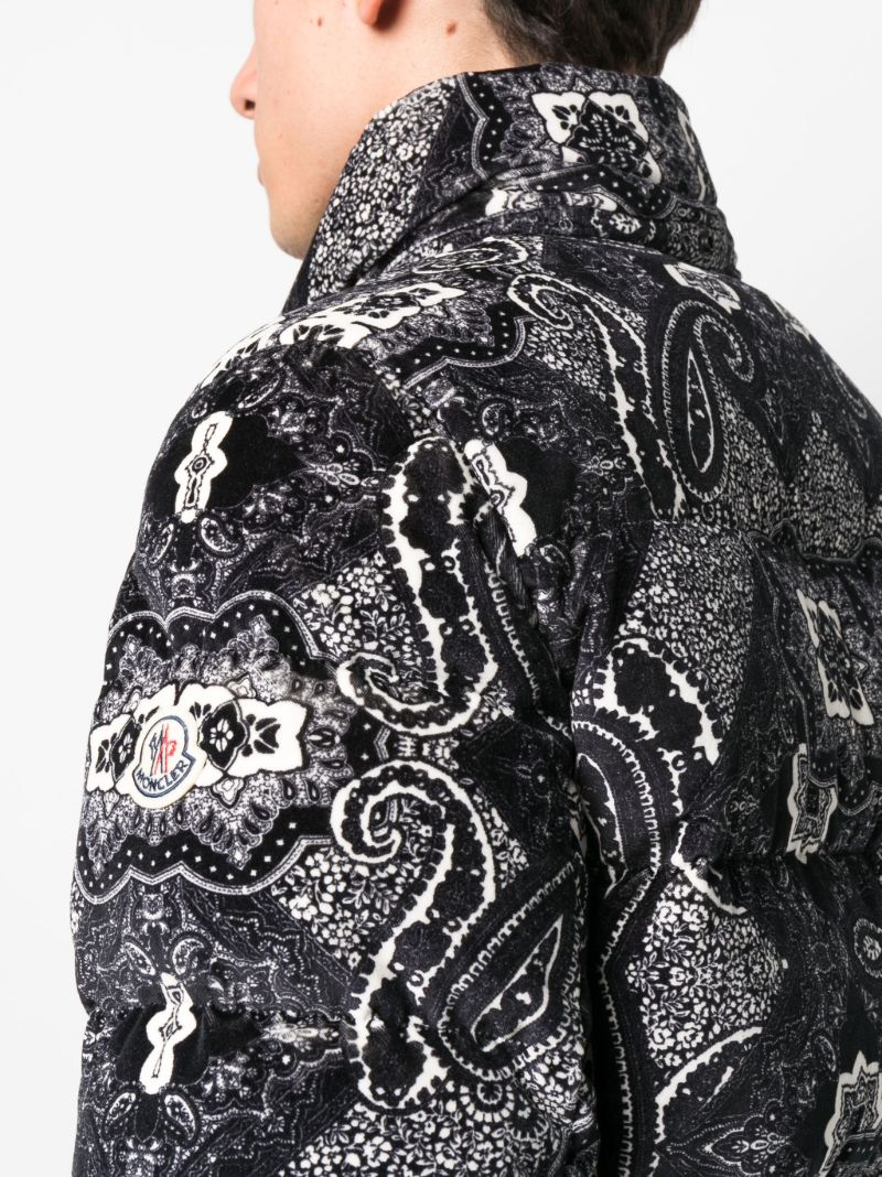Black Graphic Print Jacket