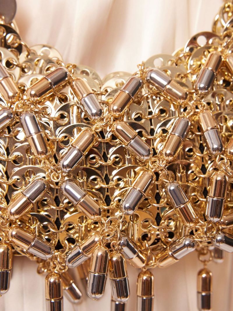 Gold-tone Nano 1969 Pill and Paillette-embellished Mini Bag