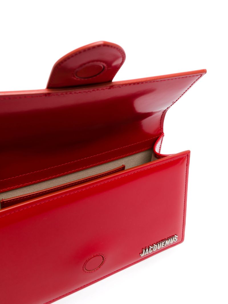 Red Le Grand Bambino Patent Leather Top Handle Bag