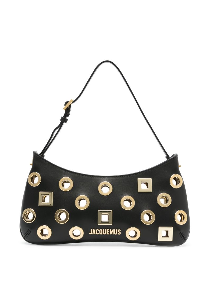 Black Le Bambimou Leather Shoulder Bag