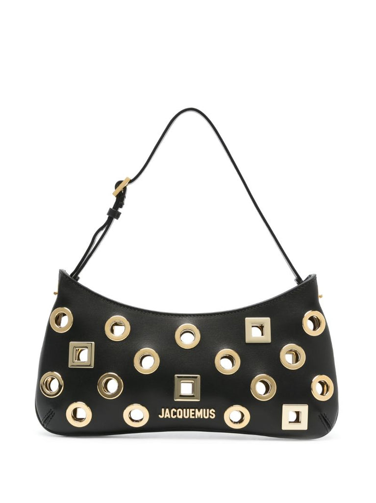 Black Le Bambimou Leather Shoulder Bag