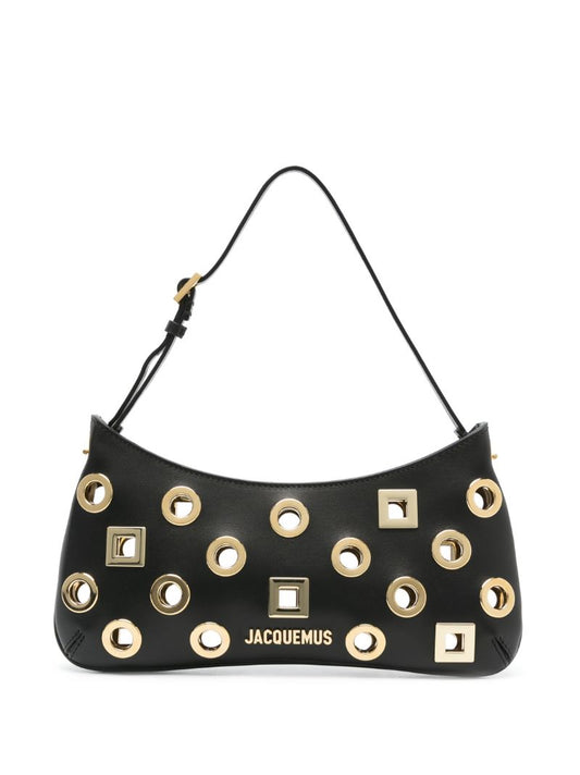 Black Le Bambimou Leather Shoulder Bag