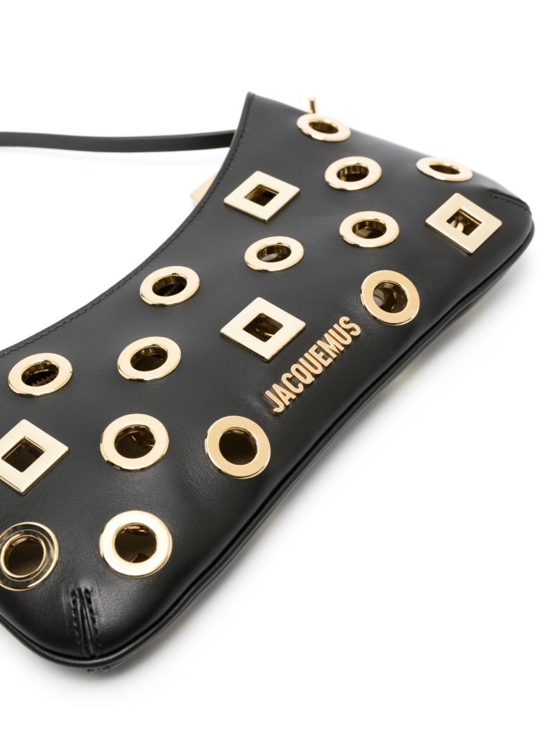 Black Le Bambimou Leather Shoulder Bag