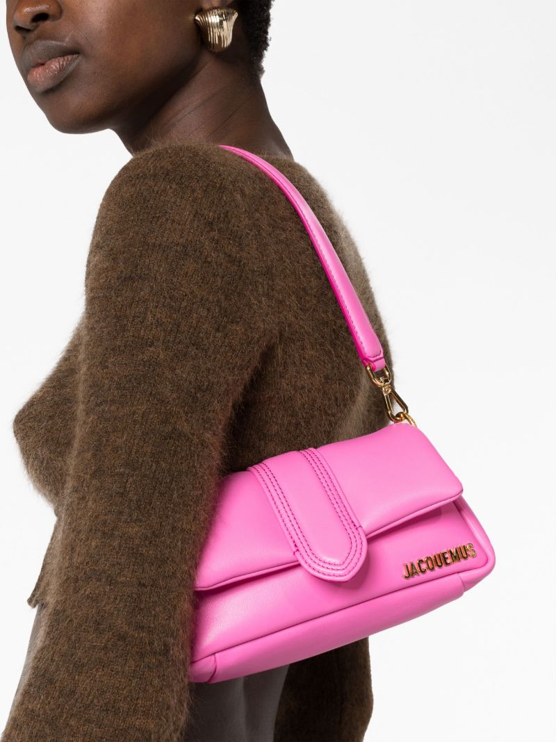 Pink Le Petit Bambimou Padded Leather Bag