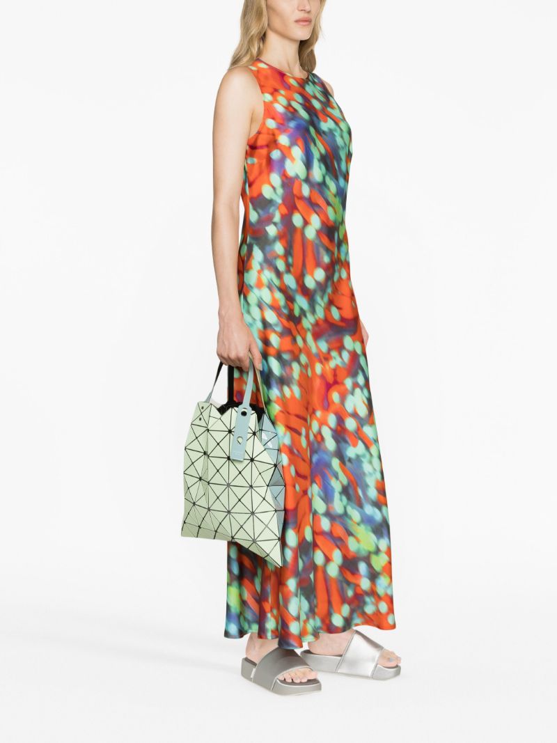 Green Lucent Gloss Mix Tote Bag