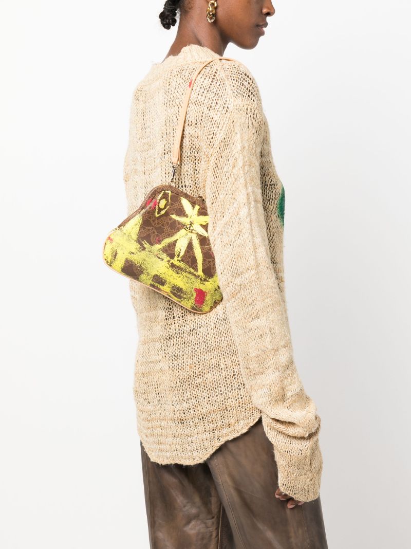 Brown Vivienne's Clutch Leather Clutch Bag