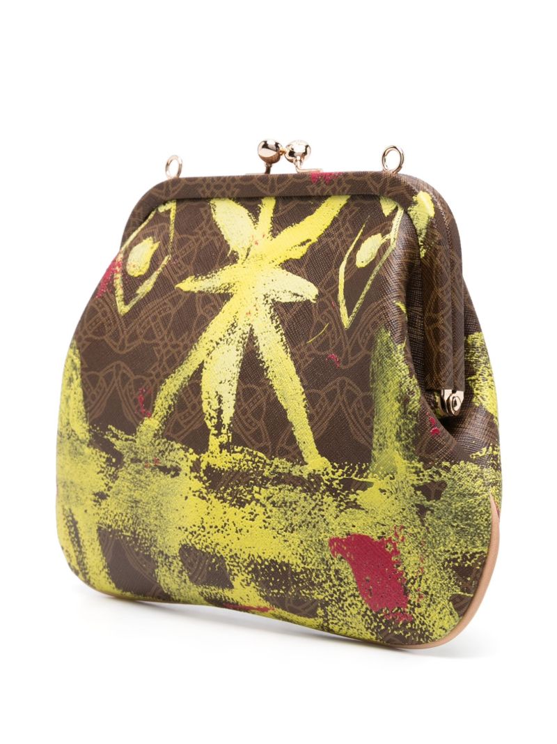 Brown Vivienne's Clutch Leather Clutch Bag