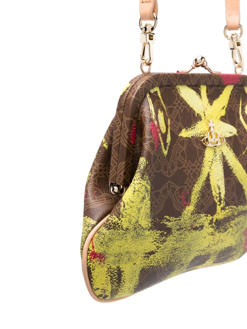 Brown Vivienne's Clutch Leather Clutch Bag