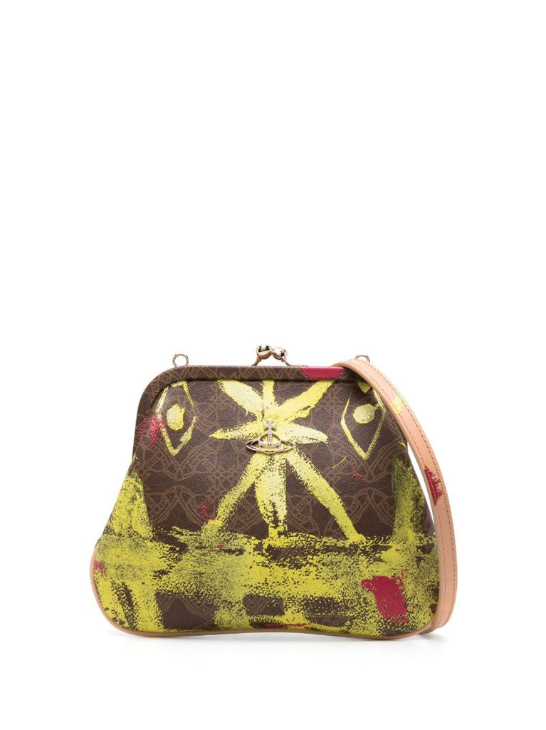 Brown Vivienne's Clutch Leather Clutch Bag