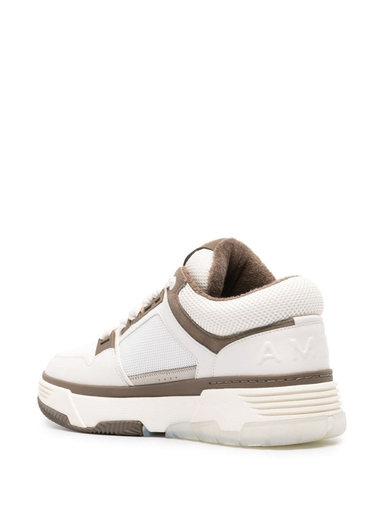 White Ma-1 Panelled Sneakers